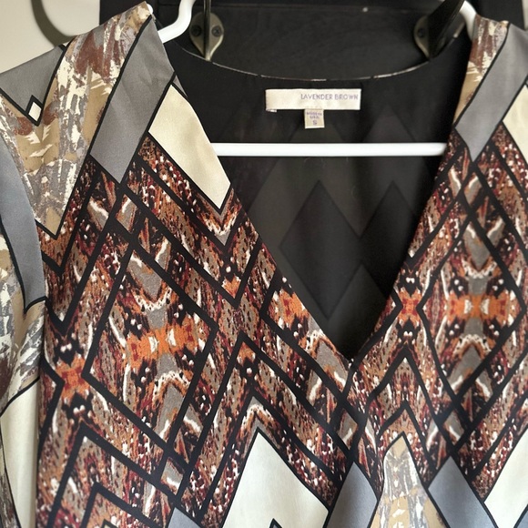 Lavender Brown size small dress - Picture 3 of 3